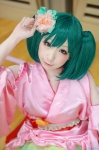 aqua_hair cosplay macross macross_frontier miiko miniskirt ranka_lee skirt twintails yukata rating:Safe score:1 user:nil!