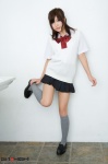 blouse costume girlz_high honoka_maki kneesocks miniskirt pleated_skirt school_uniform skirt sweater_vest rating:Safe score:3 user:nil!