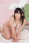 animal_ears barefoot bikini bunny_ears cleavage nishinaga_ayana swimsuit rating:Safe score:1 user:nil!