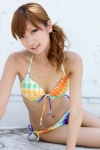 bikini cleavage maya_junko ponytail side-tie_bikini swimsuit rating:Safe score:0 user:nil!