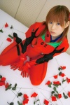 asuka_shuurai!! bed bodysuit cosplay gloves hair_pods neon_genesis_evangelion plugsuit soryu_asuka_langley twintails usa_hinako rating:Safe score:0 user:nil!