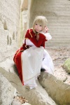 blonde_hair boots braid cosplay dress fate/series fate/stay_night kamui_arisa red_moon saber rating:Safe score:0 user:nil!