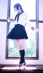 kneehighs kuchikaseya_moira pleated_skirt sailor_uniform school_uniform skirt rating:Safe score:3 user:nil!