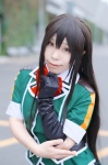 arika blouse chikuma_(kantai_collection) cosplay elbow_gloves gloves kantai_collection one_glove rating:Safe score:0 user:nil!