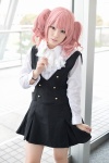 blouse cosplay hina_(iv) inu_boku_secret_service jumper pink_eyes pink_hair roromiya_karuta twintails rating:Safe score:1 user:pixymisa