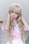 apron blonde_hair cosplay dress hairband maid maid_uniform tagme_character tagme_series tomomi_(ii) rating:Safe score:0 user:nil!