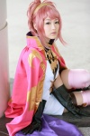 aira anya_alstreim code_geass cosplay gloves halter_top pink_hair shorts rating:Safe score:0 user:DarkSSA