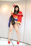 blouse cosplay da_qiao fan hat higurashi_ran miniskirt panties shin_sangoku_musou skirt skirt_lift rating:Safe score:2 user:nil!