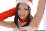 arm_warmers bikini_top choker miniskirt santa_costume skirt stocking_cap swimsuit yuzuki_ai rating:Safe score:0 user:nil!