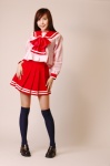 cosplay hina_gokko_ao_futomomo kurusugawa_serika pleated_skirt sailor_uniform school_uniform skirt thighhighs to_heart usa_hinako zettai_ryouiki rating:Safe score:1 user:nil!