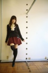 akira_(ii) blouse miniskirt skirt sweater thighhighs zettai_ryouiki rating:Safe score:0 user:nil!