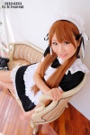 apron cosplay dress hairband kneehighs maid maid_uniform original yukari rating:Safe score:0 user:nil!