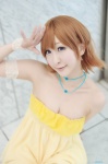 abe_nana chii cleavage cosplay dress idolmaster idolmaster_cinderella_girls orange_hair rating:Safe score:0 user:nil!