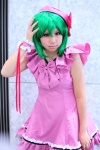beret bows cosplay dress green_hair macross macross_frontier ranka_lee ribbon toa rating:Safe score:0 user:pixymisa