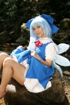 blue_hair cirno cosplay dress dress_lift hairbow lenfried touhou wet wings rating:Safe score:0 user:nil!