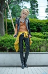 amnesia blonde_hair boots cosplay crossplay hairband houtou_singi jacket toma_(amnesia) trousers tshirt rating:Safe score:0 user:nil!