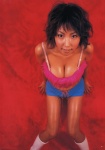 boots cleavage megumi_(ii) oiled short_shorts the_oily_girls tubetop rating:Safe score:0 user:mock