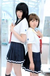 cosplay futami_eriko kimikiss kneesocks miasa namada nana_(kimikiss) school_uniform rating:Safe score:0 user:nil!
