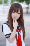 cosplay original pleated_skirt sailor_uniform school_uniform skirt tomomi_(ii) rating:Safe score:0 user:nil!