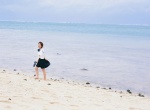beach costume ocean oriyama_miyu pleated_skirt sailor_uniform school_uniform skirt vjy_95 wet rating:Safe score:0 user:nil!