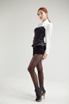 black_legwear blouse corset minah pantyhose ponytail shorts rating:Safe score:0 user:nil!