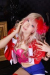 bustier cosplay lingerie macross macross_frontier microphone multi-colored_hair sachi_budou shawl sheryl_nome shorts rating:Safe score:0 user:nil!