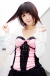 asakura_irori blouse corset cosplay miniskirt original pleated_skirt skirt thighhighs rating:Safe score:2 user:DarkSSA
