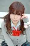 blouse cardigan cosplay original pleated_skirt school_uniform shimizu_miki skirt twintails rating:Safe score:1 user:nil!