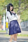 cosplay harumiya_yun kneesocks pleated_skirt sailor_uniform school_uniform skirt tagme_character tagme_series rating:Safe score:2 user:nil!