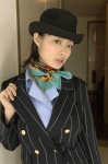 blazer blouse bowler_hat costume sato_kazusa scarf tour_guide rating:Safe score:0 user:nil!