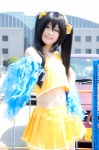 cheerleader_uniform cosplay croptop hairbows inami_yuri miniskirt nendoroid pleated_skirt pom_poms skirt twintails ver_cheer_rock_shooter rating:Safe score:0 user:pixymisa