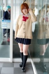 cardigan cosplay katekyo_hitman_reborn! kneesocks miniskirt narihara_riku pleated_skirt sasagawa_kyoko school_uniform skirt rating:Safe score:0 user:nil!