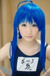 ahoge blue_hair braid cosplay izumi_konata kinuka lucky_star school_swimsuit swimsuit rating:Safe score:0 user:nil!