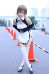 apron cleavage cosplay detached_sleeves dream_c_club dress futaba_riho kipi rating:Safe score:2 user:sweetdulzexx!