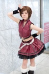 boots choker cosplay fingerless_gloves gloves kooki meiko miniskirt skirt vest vocaloid rating:Safe score:1 user:pixymisa