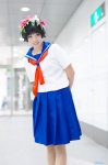 cosplay kanon pleated_skirt sailor_uniform school_uniform skirt to_aru_kagaku_no_railgun uiharu_kazari wreath rating:Safe score:0 user:nil!