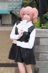 blouse cosplay inu_boku_secret_service jumper kneesocks lollipop mitsuusagi pink_hair roromiya_karuta school_uniform twintails rating:Safe score:0 user:nil!