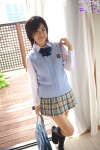 blouse bookbag kneesocks pleated_skirt school_uniform skirt sweater_vest yagyu_ageha rating:Safe score:1 user:nil!