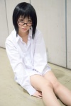 cosplay c-:_rendou_kurosaki's_works_collection glasses looking_over_glasses pantyhose ritsu shirt rating:Safe score:0 user:pixymisa