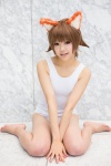 animal_ears cat_ears cosplay miyafuji_yoshika strike_witches swimsuit utateika-na rating:Safe score:1 user:pixymisa