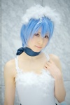ayanami_rei blue_hair cosplay dress hairband nana neon_genesis_evangelion scarf rating:Safe score:1 user:nil!