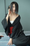 cleavage cosplay kimono kokuchou_mizuyo open_clothes original sarashi rating:Safe score:3 user:nil!