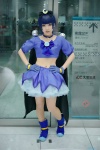 asae_ayato blouse blue_hair boots cape choker cosplay gloves gokou_ruri hairbow miniskirt ore_no_imouto_ga_konna_ni_kawaii_wake_ga_nai ponytail skirt rating:Safe score:1 user:nil!