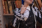 blue_hair cosplay crossplay dress_shirt kaito lili_a overcoat vest vocaloid rating:Safe score:0 user:pixymisa