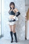 boots campaign_girl cosplay croptop halter_top midriff miniskirt natsu_suzune race_queen skirt tubetop vinyl rating:Safe score:0 user:nil!