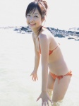 bikini cleavage kudo_risa ocean side-tie_bikini smile_and_sexy swimsuit wanibooks_20 wet rating:Safe score:1 user:nil!