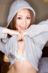 bed bikini_top cleavage hoodie shirt_lift swimsuit tatsumi_natsuko rating:Safe score:1 user:nil!