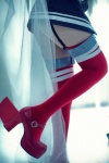 amatsukaze_(kantai_collection) cosplay garter_straps high_heels kantai_collection mashiro_ayaki red_legwear sailor_dress thighhighs zettai_ryouiki rating:Safe score:4 user:Kryzz