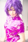 cosplay ganota_no_onna kaieda_kae makabe purple_hair qipao rating:Safe score:0 user:nil!