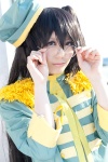 band_uniform beret cosplay glasses huyuzakura_ryo k-on! looking_over_glasses nakano_azusa rating:Safe score:0 user:pixymisa